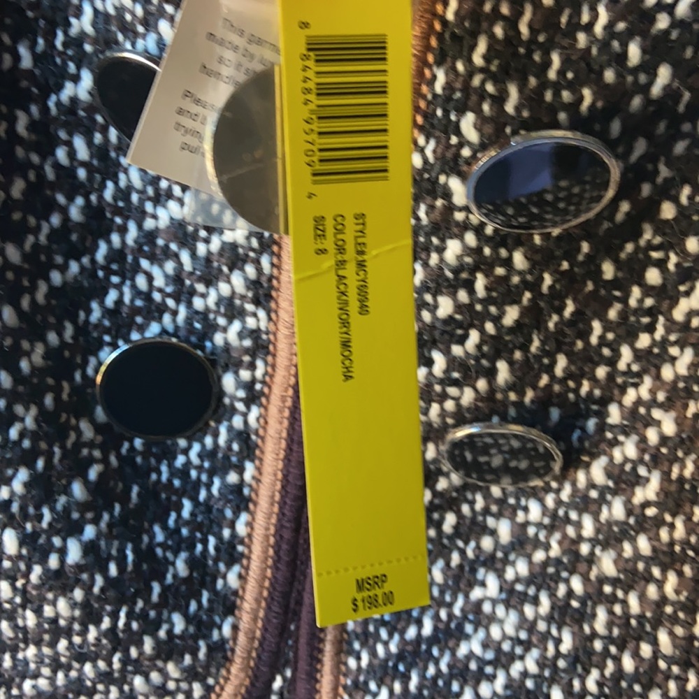 NWT ❣️Catherine malandrino tweed skirt size 8 - Picture 4 of 8